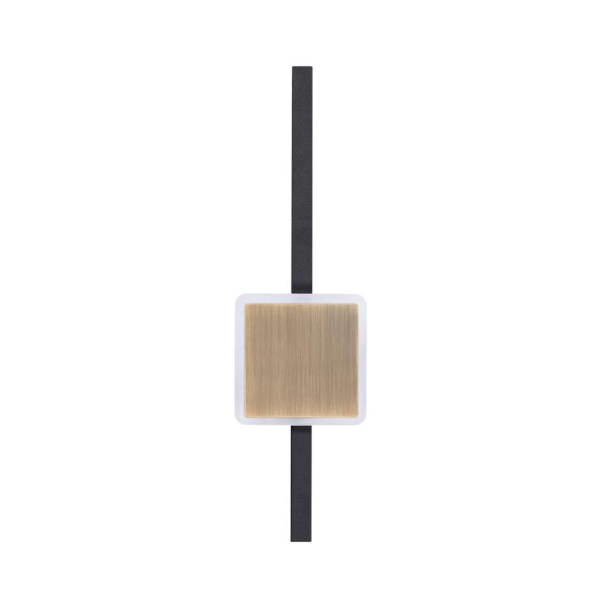 Настенный с лучами ODEON LIGHT 4257/12WL STILO черный/антич.бронза