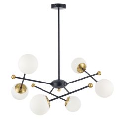 Люстра потолочная LUMION 6581/6 MELODY черный, золотой