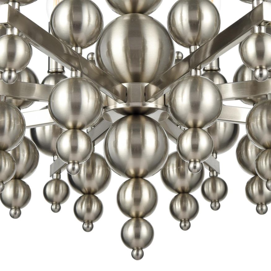 Люстра LUMION 8107/8 NANA никель