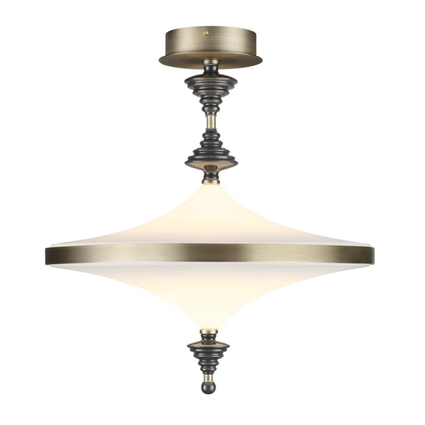 Люстра потолочная ODEON LIGHT EXCLUSIVE 5404/43CL ULA брашированный бронзовый/белый