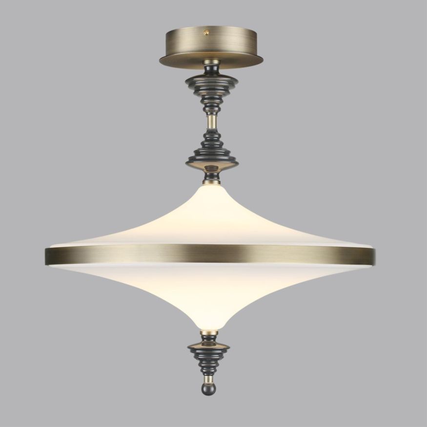 Люстра потолочная ODEON LIGHT EXCLUSIVE 5404/43CL ULA брашированный бронзовый/белый