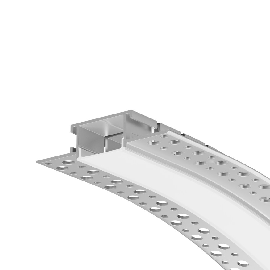 Профиль Led Strip 636005 MAYTONI Встраиваемый со скрытым фланцем профиль Серебро
