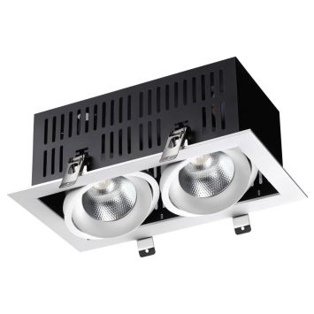Светильник встраиваемый карданный NOVOTECH 358441 GESSO белый/черный