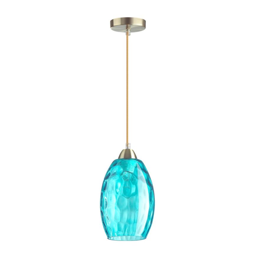 Подвес LUMION 4490/1 SAPPHIRE античная бронза, голубой