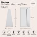 Архитектурная подсветка Outdoor O580WL-L6W MAYTONI Times Square Белый