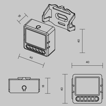Выключатель Lighting control MSN002 Lighting control Выключатели Белый