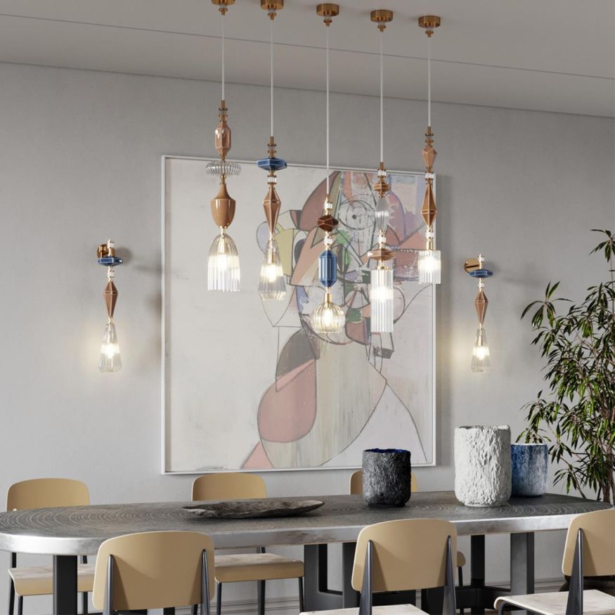 Подвес ODEON LIGHT EXCLUSIVE 5414/1E TERRA античная бронза/металл/керамика/стекло