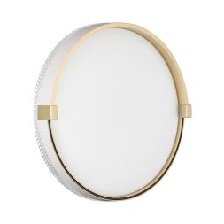 Настенно-потолочный светильник SONEX 7646/CL OLIDI WHITE белый/золотой