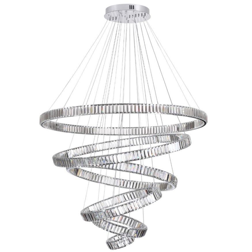 Люстра ODEON LIGHT 4930/260L Vekia хром/прозрачный/металл/хрусталь