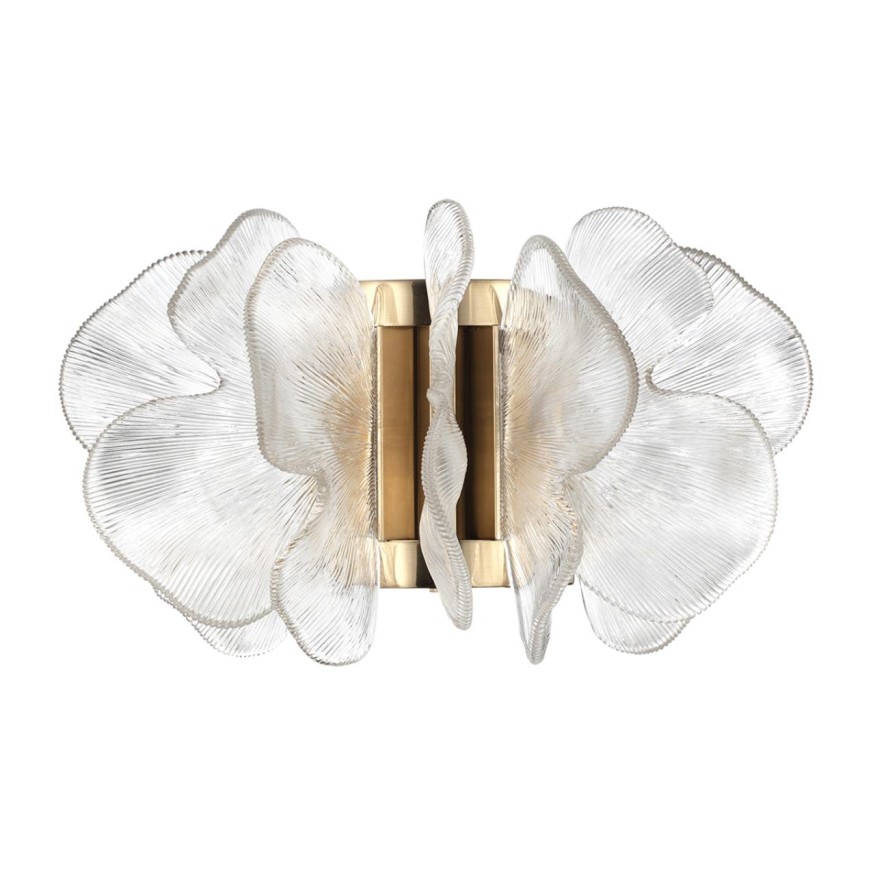 Бра ODEON LIGHT 5089/25WL SIAMA под латунь/прозрачный/акрил