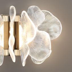 Бра ODEON LIGHT 5089/25WL SIAMA под латунь/прозрачный/акрил