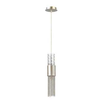 Подвес ODEON LIGHT 4631/1 PERLA серебристый/стекло/металл.цепочки