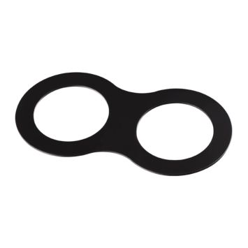 Рамка декоративная к артикулам 357585-357587, 357589, 357909-357910 NOVOTECH 357914 METIS черный