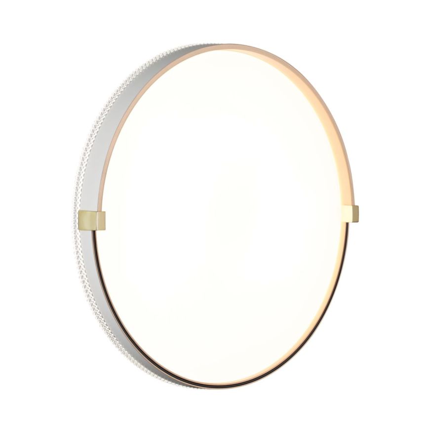 Настенно-потолочный светильник SONEX 7646/DL OLIDI WHITE белый/золотой