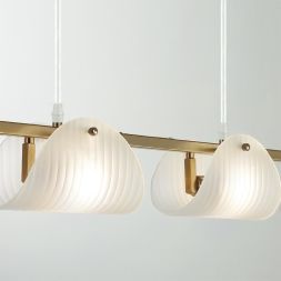 Люстра потолочная LUMION 6571/4C FIORO медный, белый