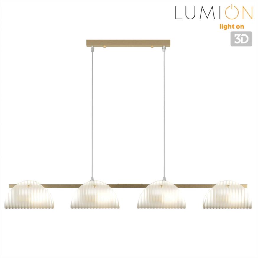 Люстра потолочная LUMION 6571/4C FIORO медный, белый