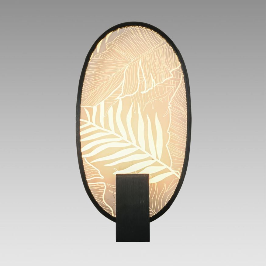 Настенный светильник ODEON LIGHT EXCLUSIVE 6665/15WL PIUMA черный