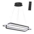 Светильник подвесной светодиодный диммируемый, в комплекте беспроводной пульт ДУ, длина провода 2м NOVOTECH 359173 ONDO черный