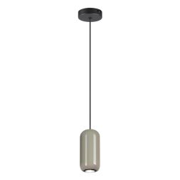 Подвес ODEON LIGHT 5053/1D OVALI черный/серый