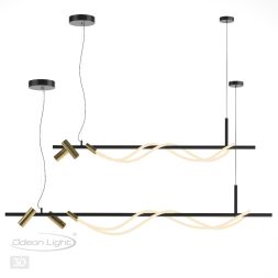 Подвесной светильник ODEON LIGHT 4397/30L CORDA черный