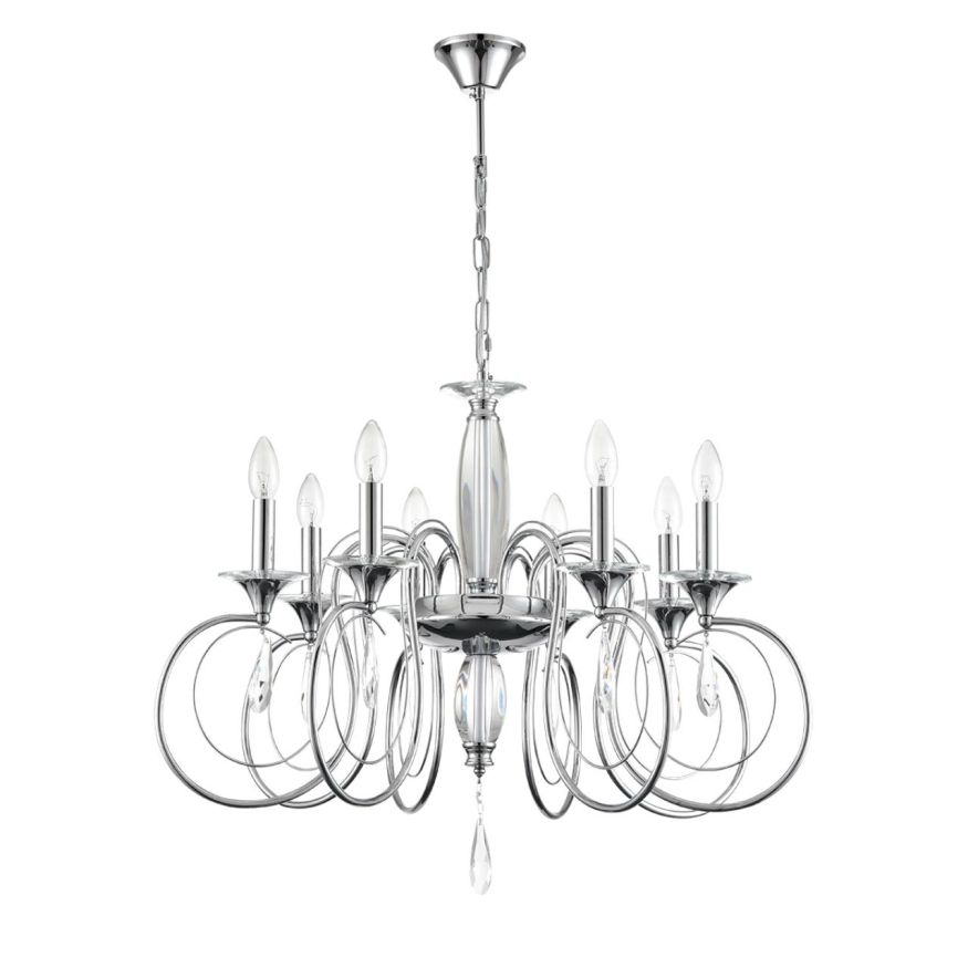 Люстра подвесная LUMION 8032/8 LAOKA хром