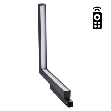 Трековый светильник для низковольного шинопровода диммируемый с пультом ДУ со сменой цветовой темпер NOVOTECH 358915 FLUM черный