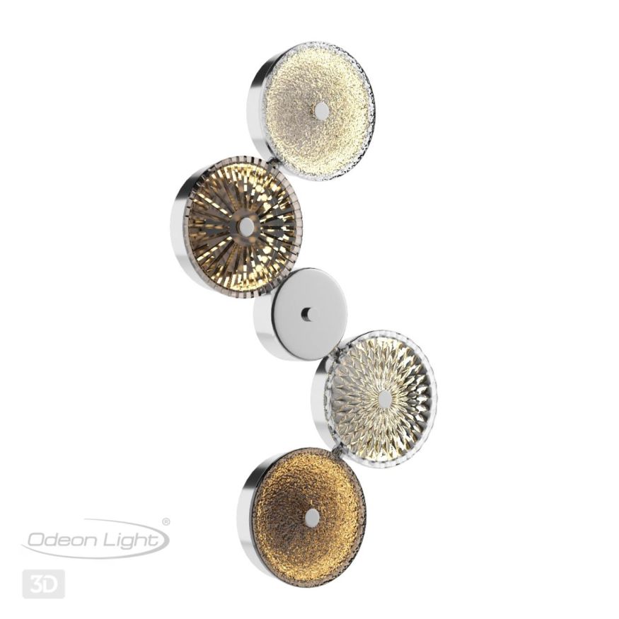 Бра ODEON LIGHT EXCLUSIVE 5416/25WL CARAMELLA хром/разноцветный