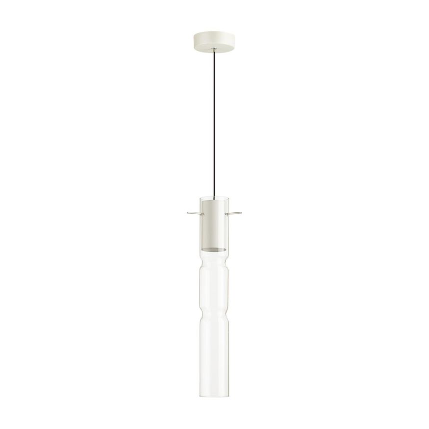 Подвес ODEON LIGHT 5059/5LB SCROW белый/прозрачный