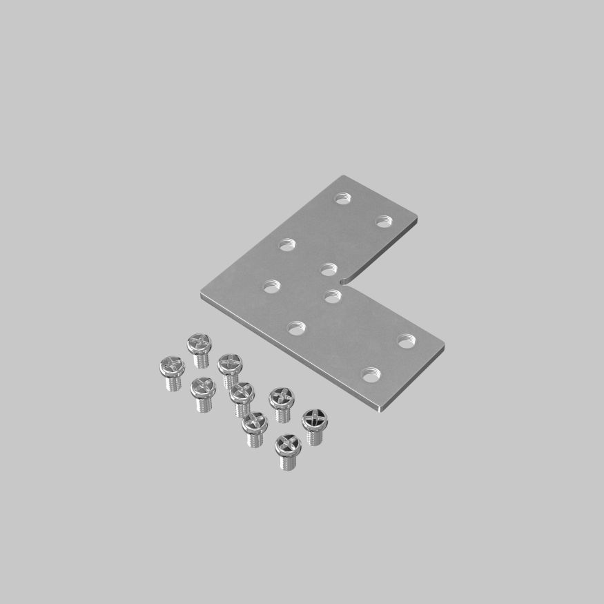 Комплектующие для накладной трековой системы Technical TRA034CL-21 MAYTONI Accessories for tracks Exility Серебро