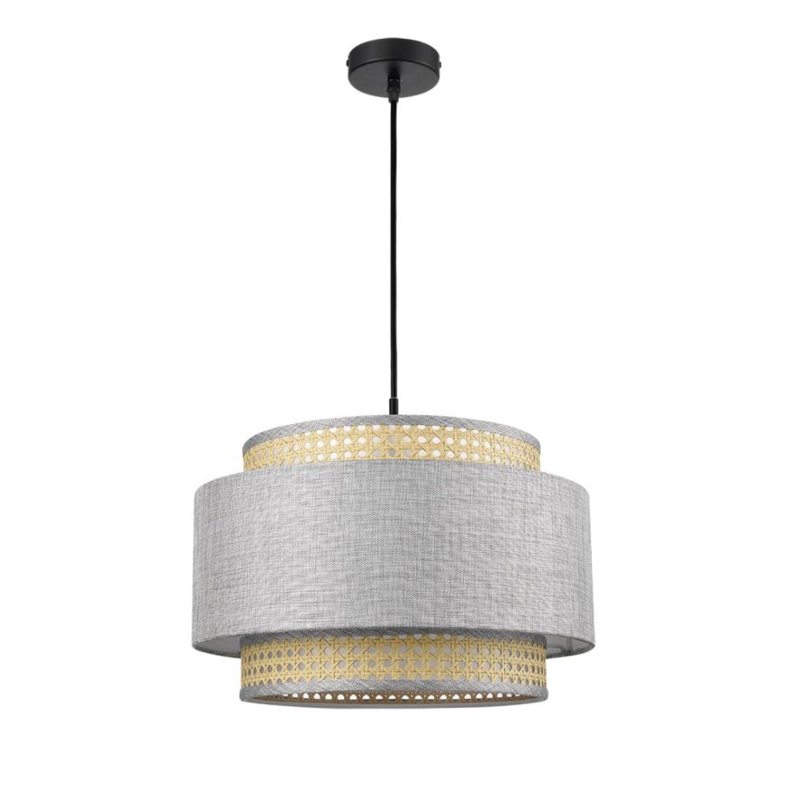 Светильник подвесной LUMION 8043/1 LAUNA черный, серый, бежевый