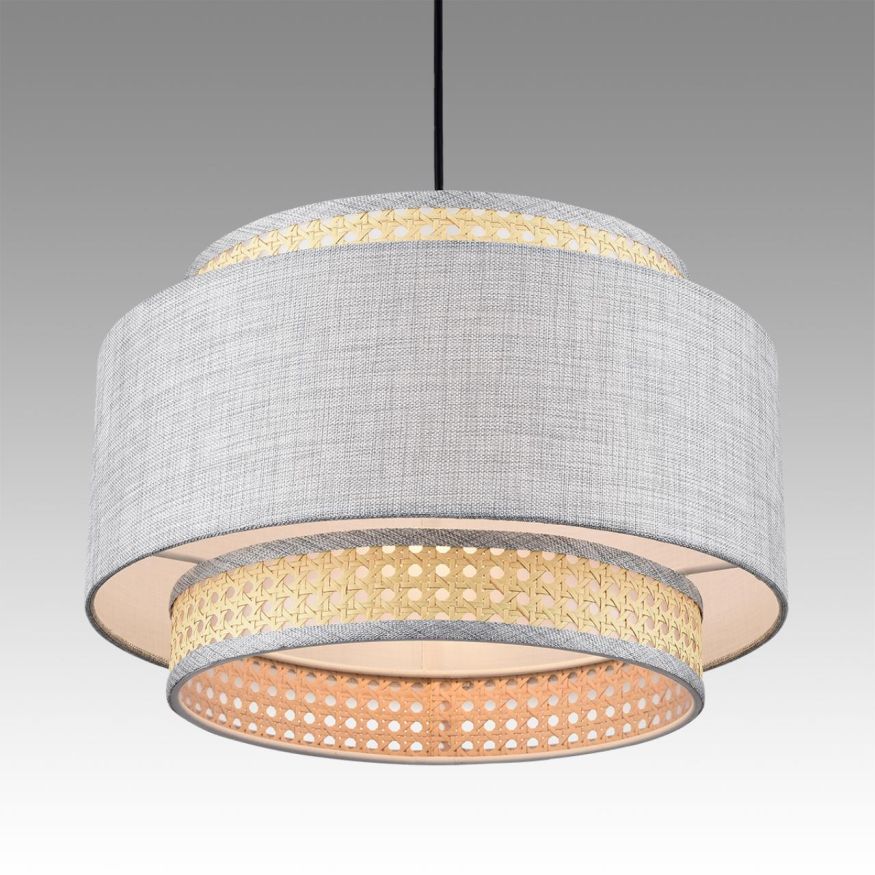 Светильник подвесной LUMION 8043/1 LAUNA черный, серый, бежевый