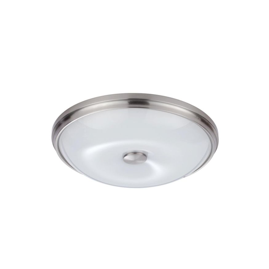Настенно-потолочный светильник ODEON LIGHT 4957/4 PELOW мат.никель/металл/белый/стекло