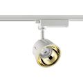 Светильник трековый однофазный трехжильный светодиодный NOVOTECH 358724 KNOF корпус белый/рефлектор золото