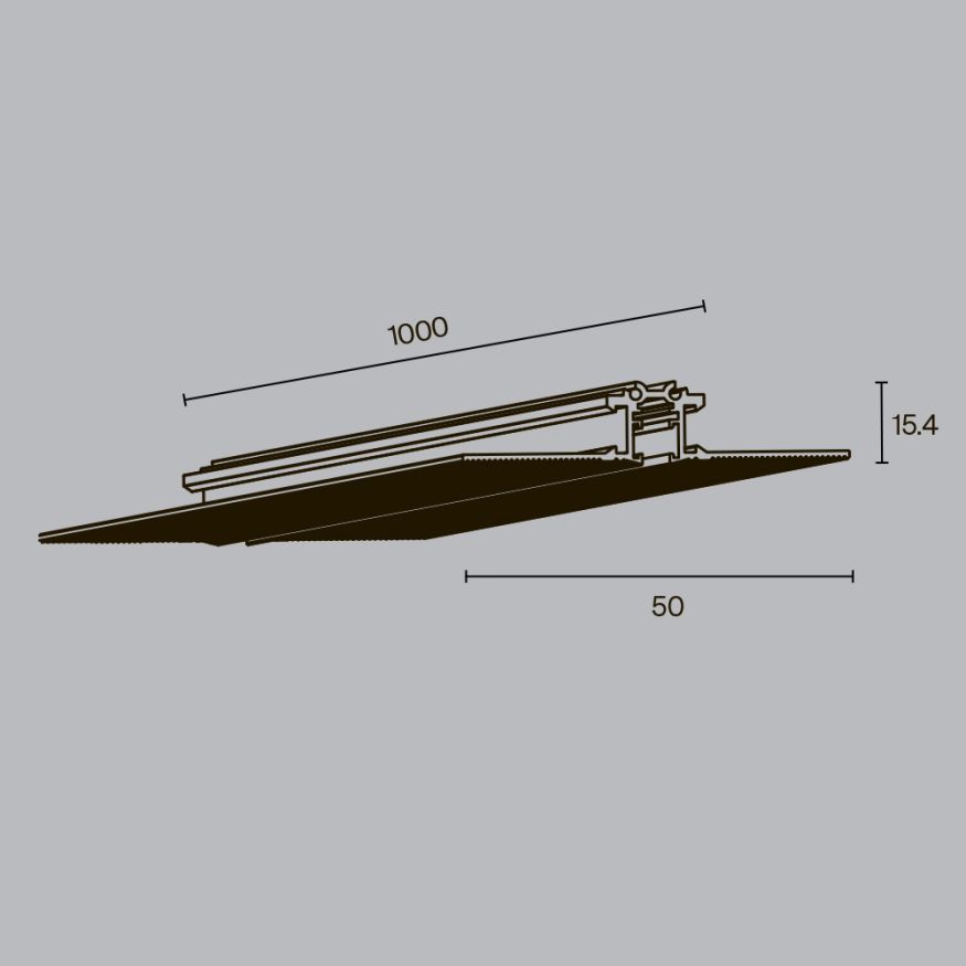 Шинопровод встраиваемый Technical TRX184-131B MAYTONI Busbar trunkings Levity Черный