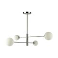 Люстра на штанге LUMION 5225/4C ESTELLE хром, белый