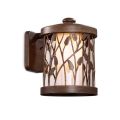 Уличный настенный светильник ODEON LIGHT 2287/1W LAGRA коричневая патина