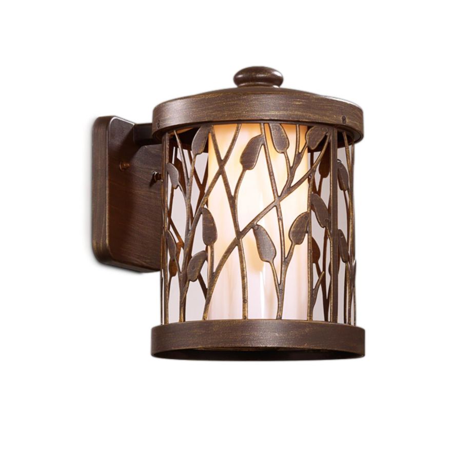Уличный настенный светильник ODEON LIGHT 2287/1W LAGRA коричневая патина