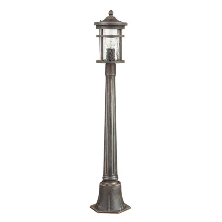 Уличный светильник 103 см ODEON LIGHT 4044/1F VIRTA коричневый/патина
