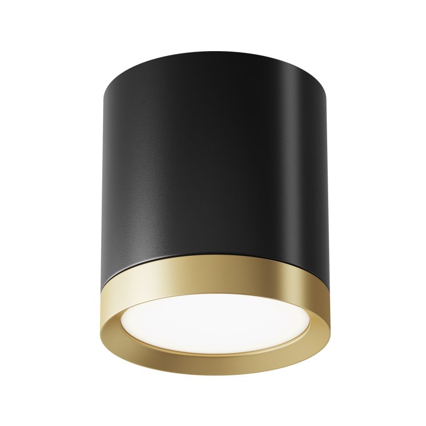 Потолочный светильник Technical C086CM-GX53-MRD-BG MAYTONI Hoop Черный с Золотом