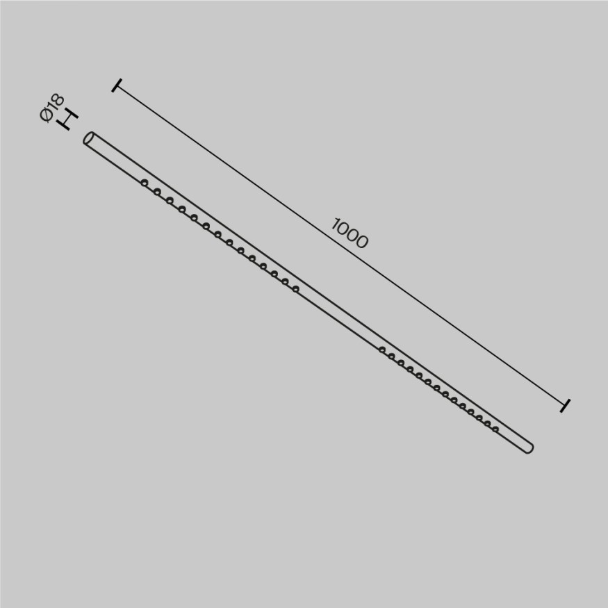Светильник Technical C101CL-L1000-24W3-6K-BS MAYTONI Points Латунь