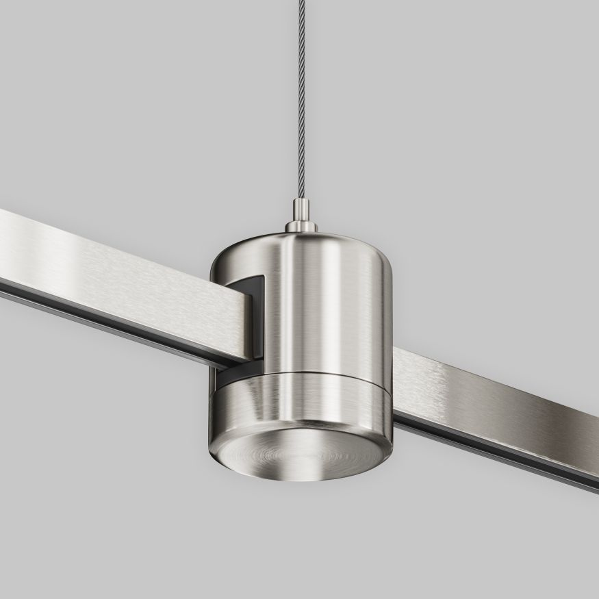 Комплектующие для систем освещения с токоведущими элементами Technical TRA157SW-IPC1-PT MAYTONI Accessories for tracks Flarity Платина