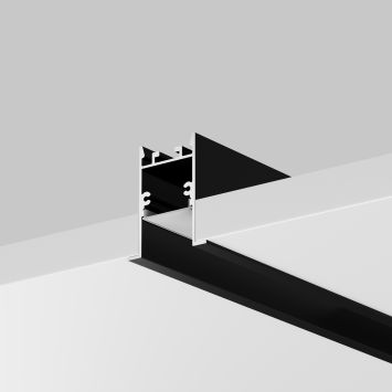 Профиль Led Strip 632015 MAYTONI Встраиваемый с накладным фланцем профиль Черный