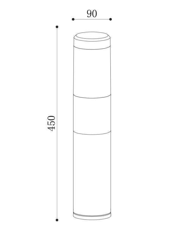 Ландшафтный светильник Outdoor O590FL-L8B4K MAYTONI Koln Черный