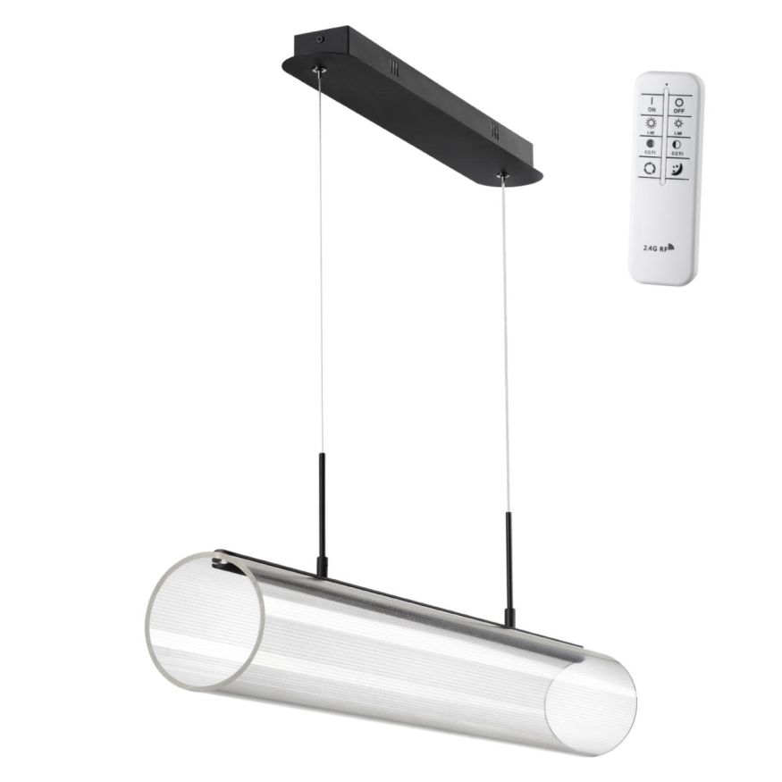 Светильник подвесной диммируемый со сменой цветовой температуры (беспроводной пульт ДУ в комплекте) NOVOTECH 359322 TROMPA черный