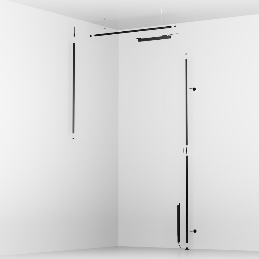 Шинопровод накладной/подвесной Technical TRX184-R-112B MAYTONI Busbar trunkings Levity Черный