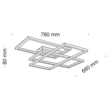 Потолочный светильник Maytoni MOD015CL-L80W Maytoni Rida Белый