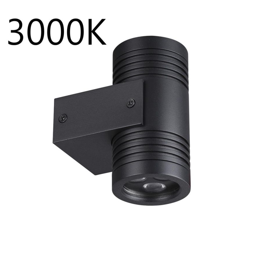 Фасадный светильник ODEON LIGHT 6648/12WL3 STIMA черный