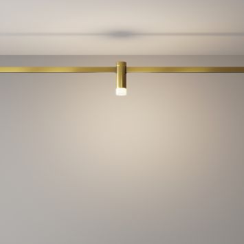 Трековый светильник Technical TR145-1-3W4K-W-BS MAYTONI Skim Латунь