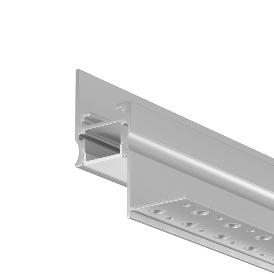 Профиль Led Strip 636013 MAYTONI Встраиваемый со скрытым фланцем профиль Серебро