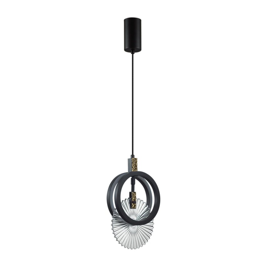 Подвес ODEON LIGHT EXCLUSIVE 5421/17L MERCURY черный/золото/металл/стекло